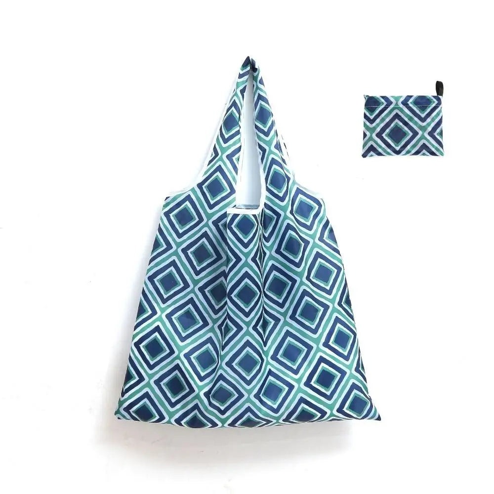 Foldable Shopping Bag Large Capacity Lightweight Tote - Smarsty