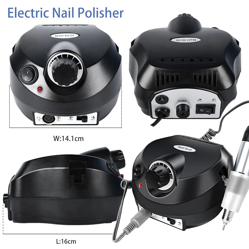 Nail Polish Kit With UV Lamp For Easy Manicure - Smarsty