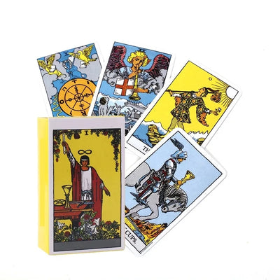 Hot Sell Rider Waite Tarot Card Divination Personal Use Tarot Deck Full English Spanish Version Oracles Deck for Girl Board Game by Smarsty