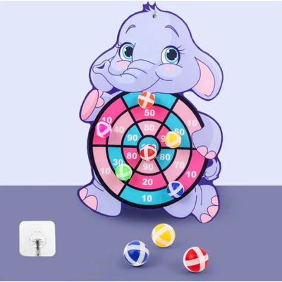 Montessori Dart Board Target Sports Game Toys For Children 4 To 6 Years Old Outdoor Toy Child Indoor Girls Sticky Ball Boys Gift by Smarsty