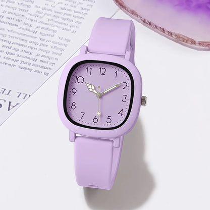 Fashion Brand Bear Women Quartz Watch with Silicone Band - Smarsty
