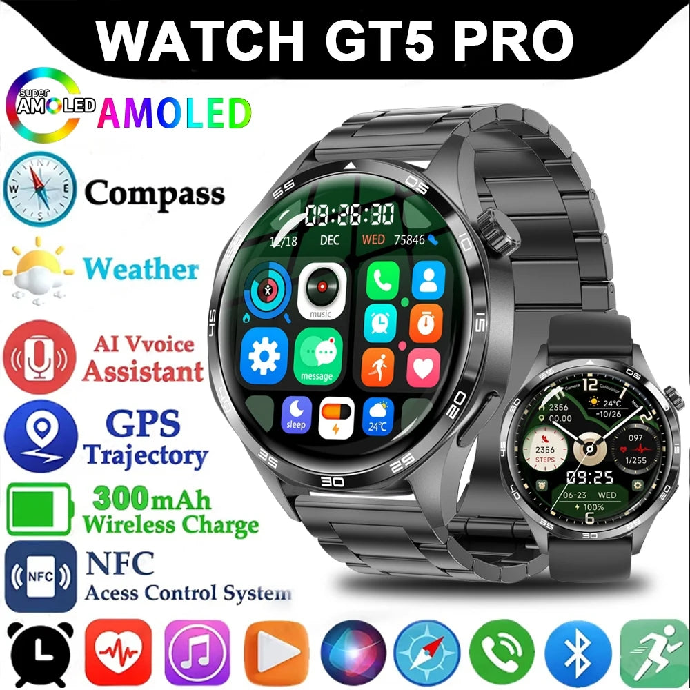 HUAWEI GT5 Pro Smart Watch with AMOLED Screen - Smarsty