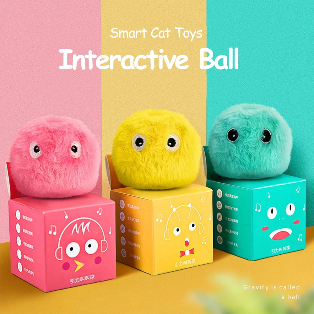Interactive Sound Balls for Cats Plush and Soft - Smarsty