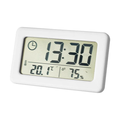 Portable Slim LED Alarm Clock with Temperature and Humidity Display - Smarsty