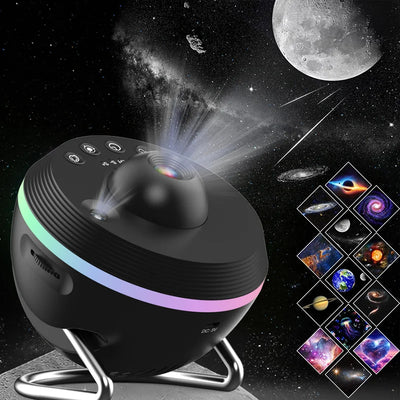 Newest Meteor 13 in 1 Ultra Clear Galaxy Projector Ultra Clear Night Light Lamp Rotary Space Ball Planetarium Projector Lights - Smarsty