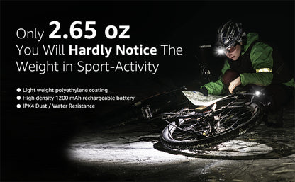 6 Modes Usb Rechargeable Headlamp IPX4 Waterproof Headlight Flashlights LED Head Lamp With Red Green Light For Outdoor Fishing by Smarsty