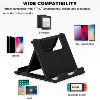 Adjustable Folding Desktop Phone Holder Stand For Tablet - Smarsty
