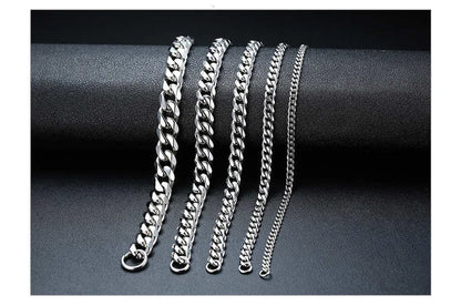 Vnox Men's Stainless Steel Cuban Link Chain Bracelet - Smarsty