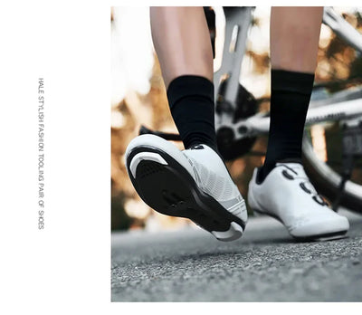 LiXingMing Cycling Shoes Road Bike Men Racing Contest Self-Locking Speed Bicycle Sneakers Women Spd Cleats Cycling Footwear by Smarsty