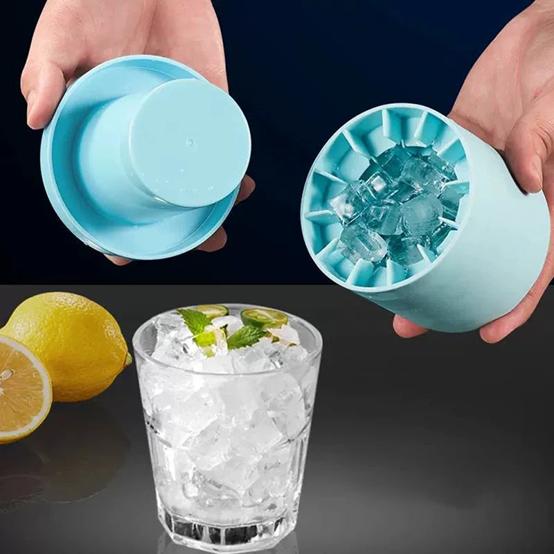 4/6/8/15/160 Grid Big Ice Tray Mold Giant Jumbo Large Food Grade Silicone Ice Cube Square Tray Mold DIY Ice Maker Ice Cube Tray - Smarsty