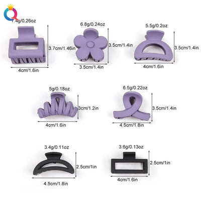 Small Flower Hair Claw Clips For Thin Hair Secure Hold - Smarsty