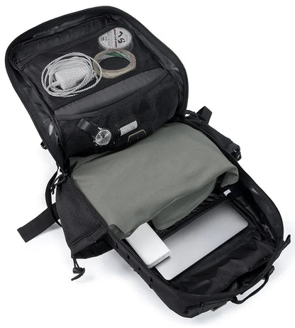 25L/45L Tactical Backpack for Men and Women Outdoor Survival Bug Out Bag Small School Rucksack Hking with Bottle Holder