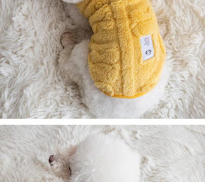 Soft Fleece Dog Sweater for Winter Warmth - Smarsty