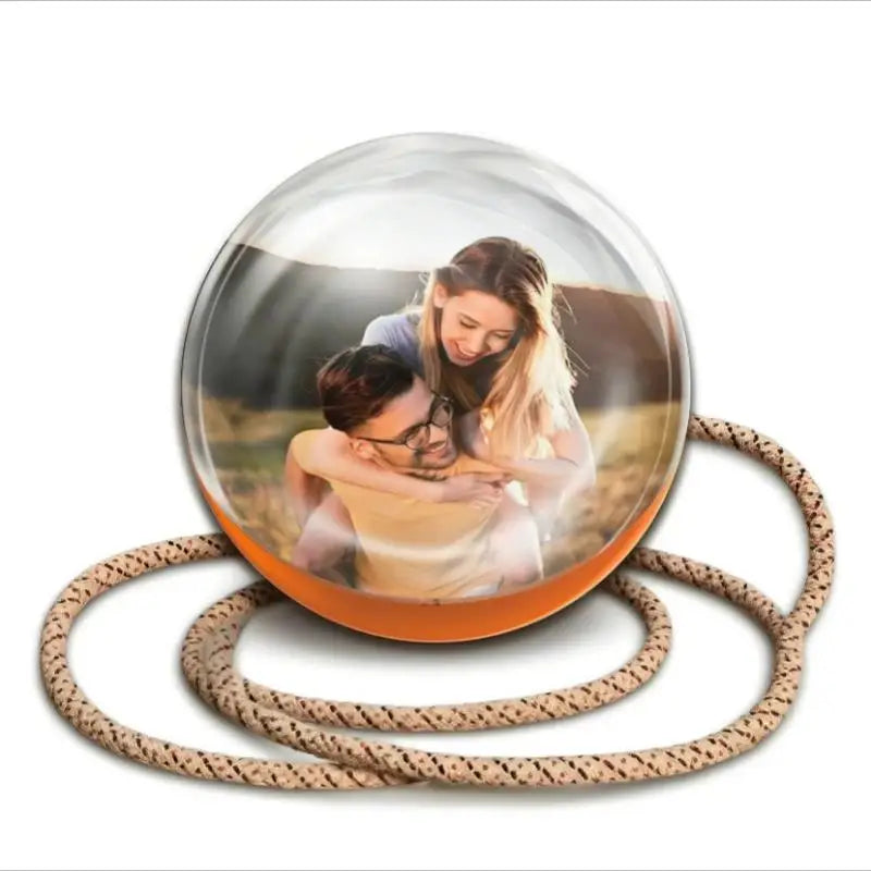 3D Video Crystal Ball DIY Memory Art Glass Ball Lamp Spherical Pixel Display 2.7inchs Screen 4GB Videos Player for Gift - Smarsty