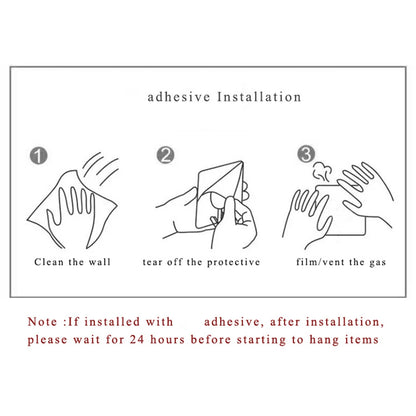 2pcs Adjustable Wall Mount Tablet Holder Universal Phone Frame Stand Bracket Bedroom Storage Support Rack