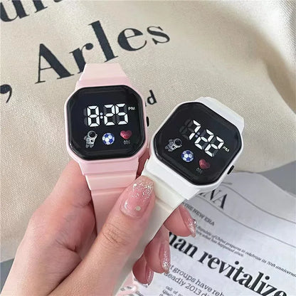 Kids Waterproof Sport Digital Watch with Silicone Strap - Smarsty