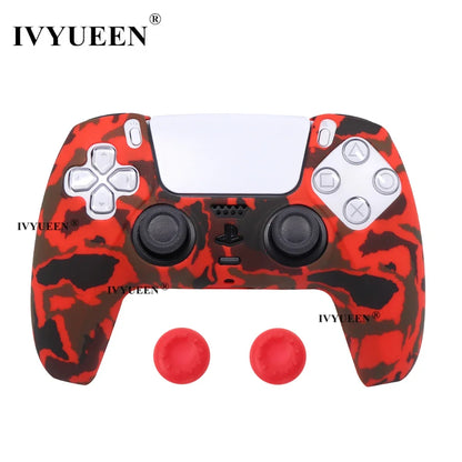 Water Transfer Printing Silicone Case for PS5 Controller - Smarsty
