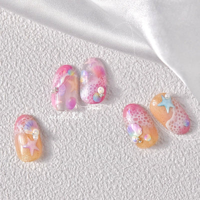 Colorful Seashell Nail Art Stickers for Dreamy Designs - Smarsty