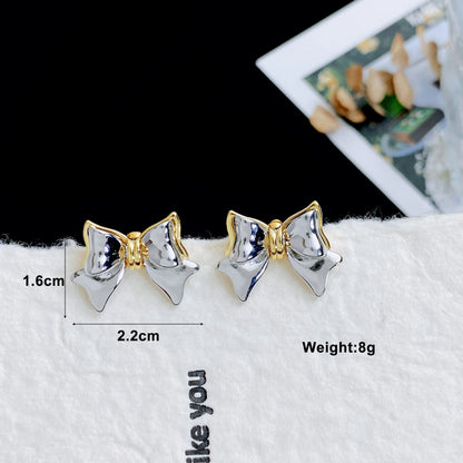 Gold Metal Drop Earrings with Irregular Heart Design for Women - Smarsty