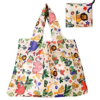 Reusable Grocery Bags Large Foldable Washable Eco Friendly - Smarsty