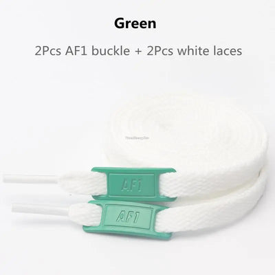 Original AF1 Shoelaces Combination White Flats laces and Shoe Decoration Suit Sneaker Shoelace Air Force one Shoes Accessories - Smarsty