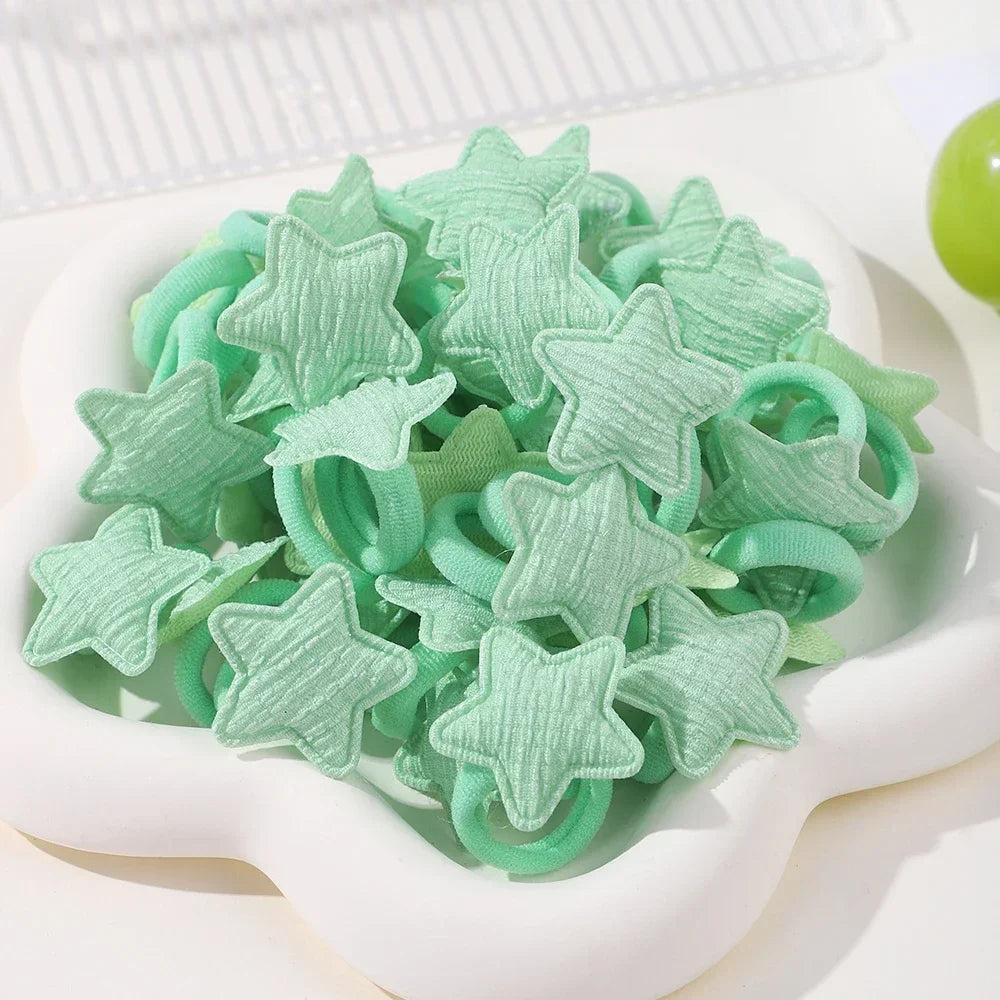 Cute Girls Hair Ties Soft No Harm Ponytail Holders 10Pack - Smarsty