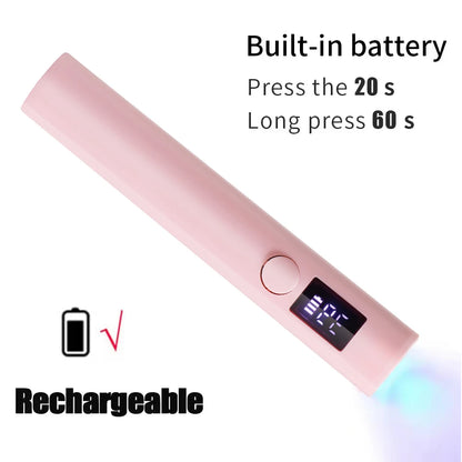 LULAA Handheld Mini Nail Lamp For Quick Gel Drying - Smarsty