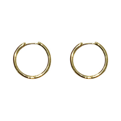 Shiny Delicate Big Round Hoop Earrings For Women Party - Smarsty