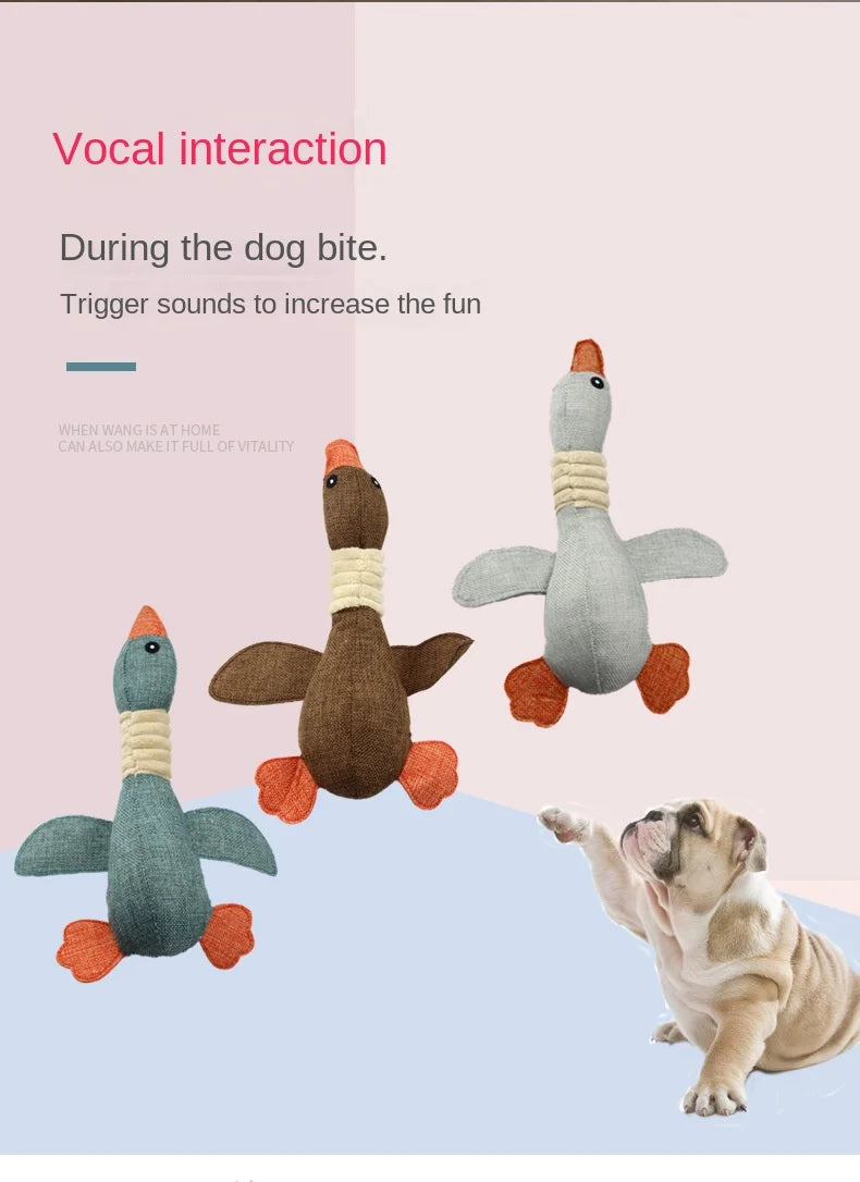 Sound-Resistant Wild Goose Pet Toy for Dogs and Cats - Smarsty