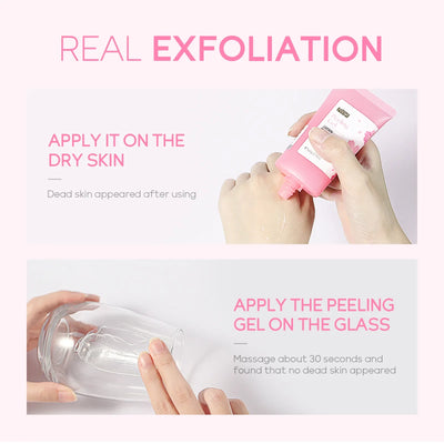 Sakura Face Deep Cleaning Exfoliating Gel Skin Care Whitening Moisturizer Repair Facial Scrub Skin Care 60g - Smarsty