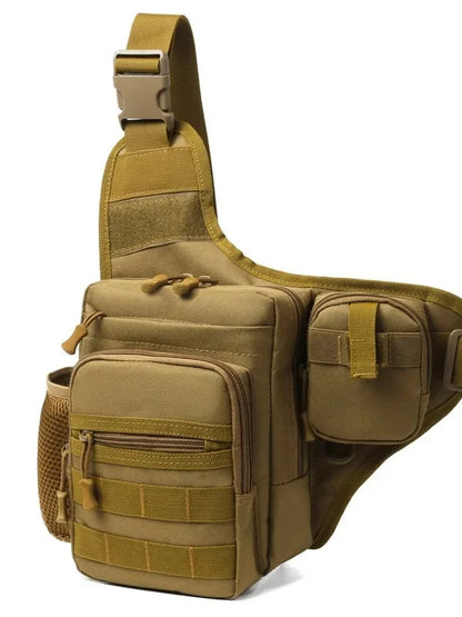 Camping Climbing Bag Chest Pouch For Men Cycling Hiking Travel Outdoor Sport Tactical Crossbody Molle Fishing Waist Fanny Pack