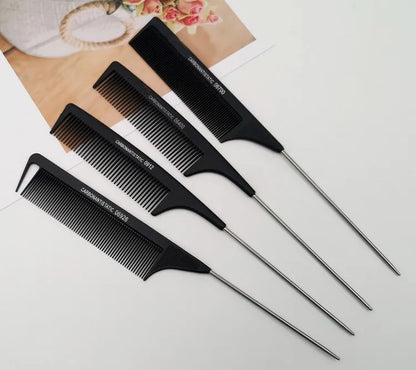 Professional Stainless Steel Hair Tail Comb for Salon Styling - Smarsty