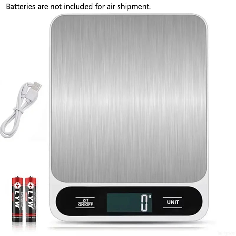 Digital Kitchen Scale With LED Display Waterproof Design - Smarsty