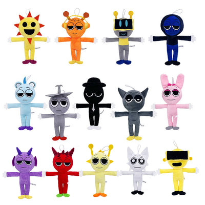 Sprunki Plush Toys Horror Game Toys Cartoon Cute Soft Stuffed Pillow For Kid Birthday Christmas Gift Stuffed Children Dolls - Smarsty