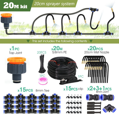 DIY Misting Cooling System for Garden Irrigation - Smarsty