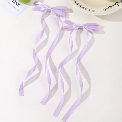 Fabric Hair Bow Clips Set for Women and Girls - Smarsty