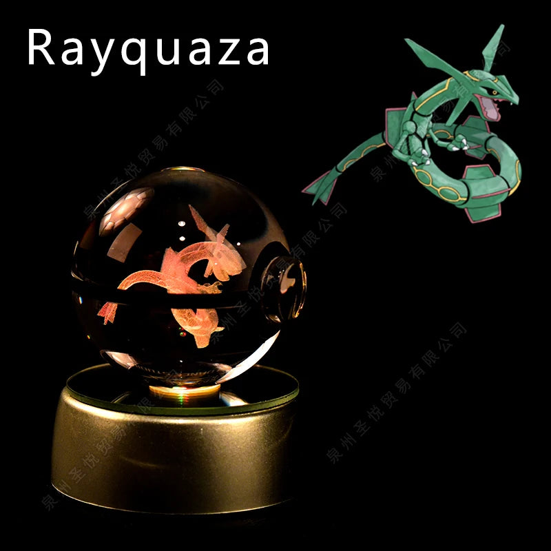 3D Pokemon Crystal Ball Night Light Lamp - Smarsty