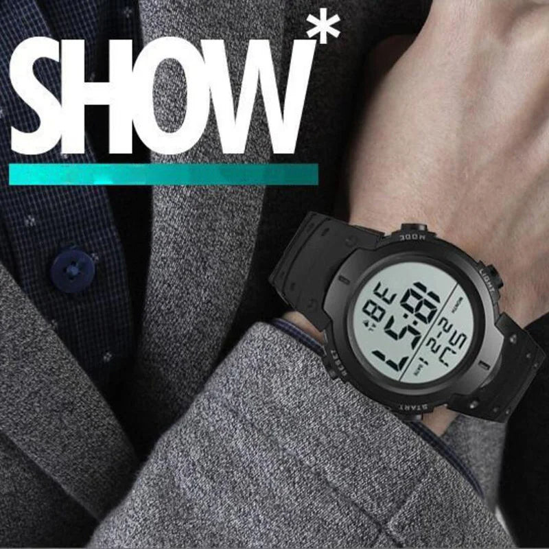 Men's Digital LED Sports Watch with Multi-Functional Features - Smarsty