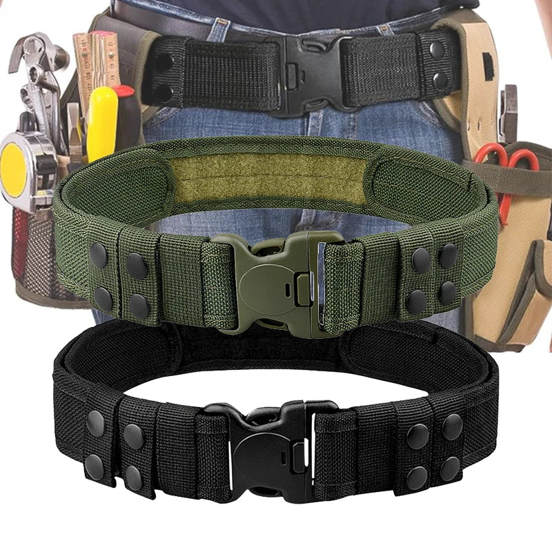 Quick Release Tactical Belt for Men Durable Outdoor Combat Belt - Smarsty