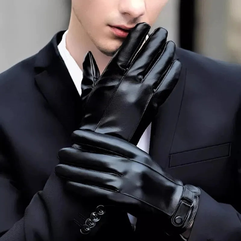 Men's Waterproof Winter Cycling Gloves Warm Cold Protection - Smarsty