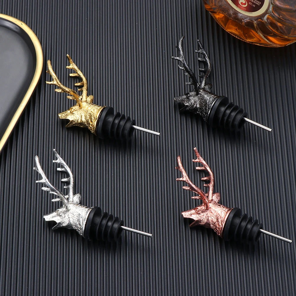 Deer Head Wine Pourer Stopper for Easy Aeration - Smarsty