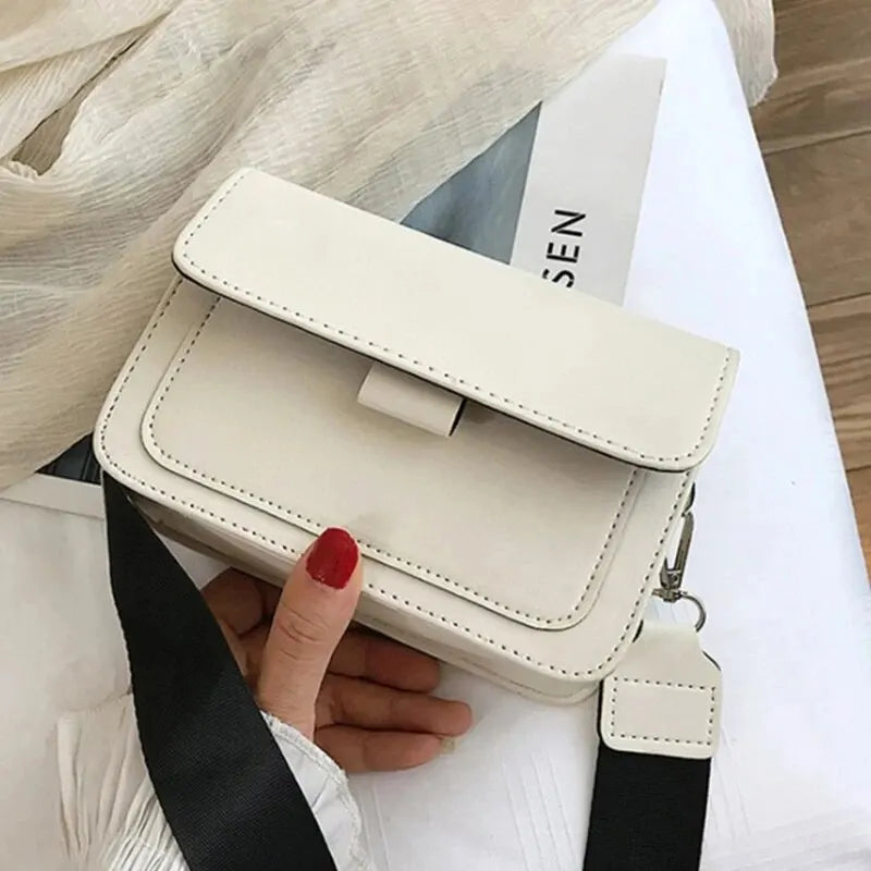 PU Leather Crossbody Bag For Women Travel Friendly Flap - Smarsty