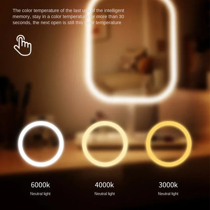 Dimmable LED Makeup Mirror with 3 Color Options - Smarsty