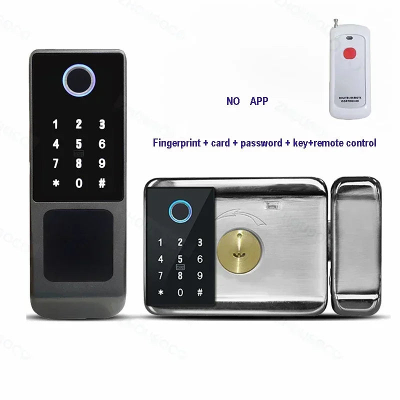 Waterproof Smart Door Lock with Bluetooth and WiFi Control - Smarsty