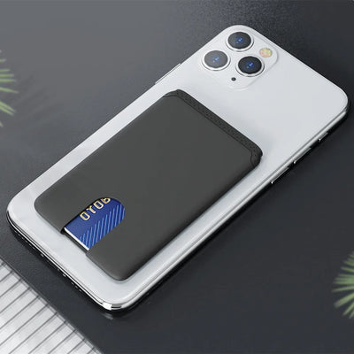 Phone Holder Sticker Credit Card Holder 3M Adhesive Soft Silicone Mobile Phone Wallet Compatible for Iphone Android Samsung - Smarsty