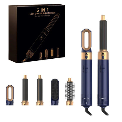 5 In 1 Hair Dryer Hot Air Comb For Styling - Smarsty