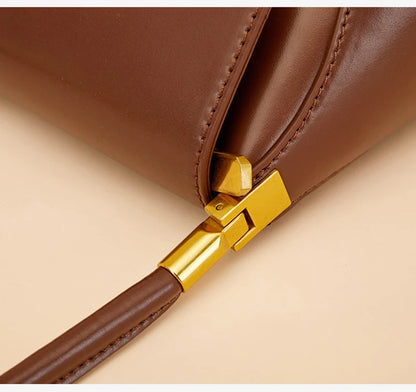 Lux Baguette Bag For Women Genuine Leather Shoulder - Smarsty