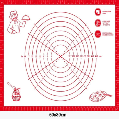 Non-Stick Silicone Baking Mat for Easy Dough Preparation - Smarsty
