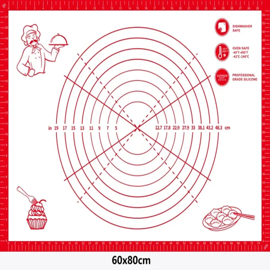 Non-Stick Silicone Baking Mat for Easy Dough Preparation - Smarsty