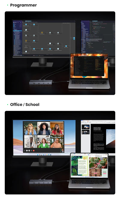 USB C Hub 10 In 1 With 4K60Hz HDMIPort PowerDelivery - Smarsty
